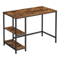 Mesa de escritório SOLEA castanha/preta