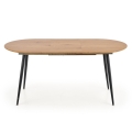 Mesa de jantar BALNOR carvalho/preto