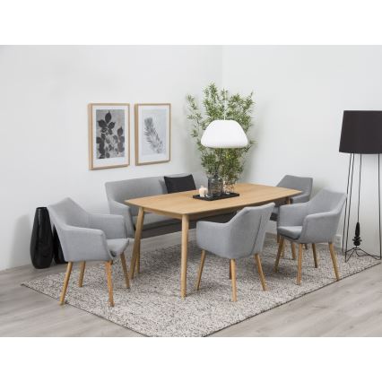 Mesa de jantar BERG carvalho