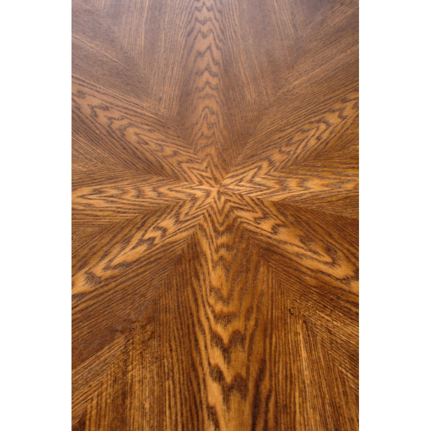 Mesa de jantar CARMELO 75x100 cm preto/castanho