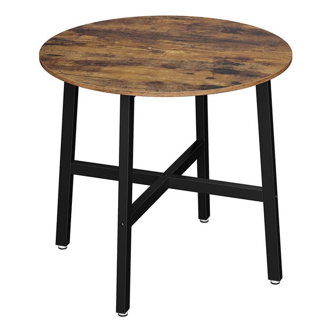 Mesa de jantar ELDUR castanha/preta