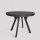 Mesa de jantar extensível CENTRO 100/140x77 cm preta
