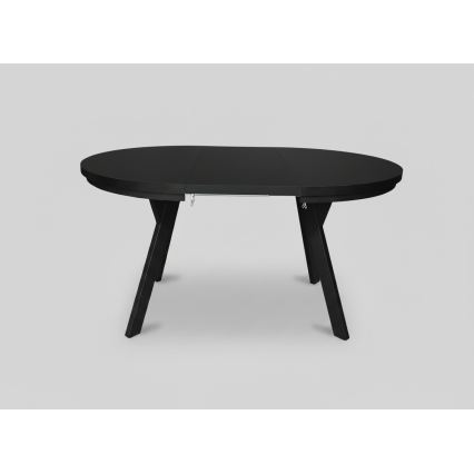 Mesa de jantar extensível CENTRO 100/140x77 cm preta