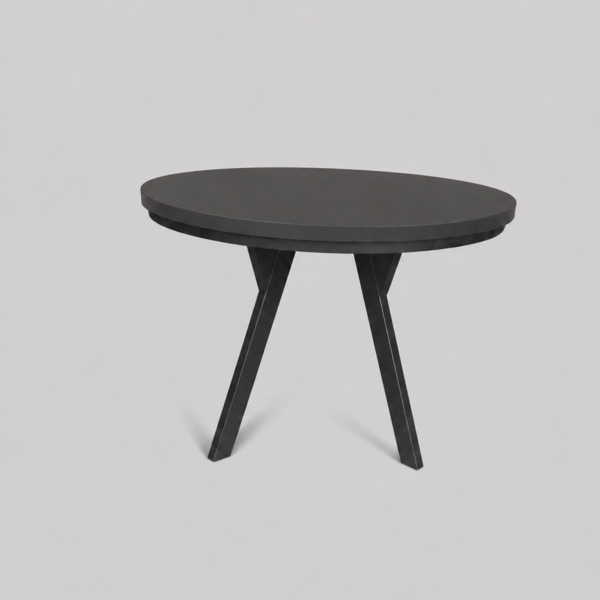Mesa de jantar extensível CENTRO 100/140x77 cm preta
