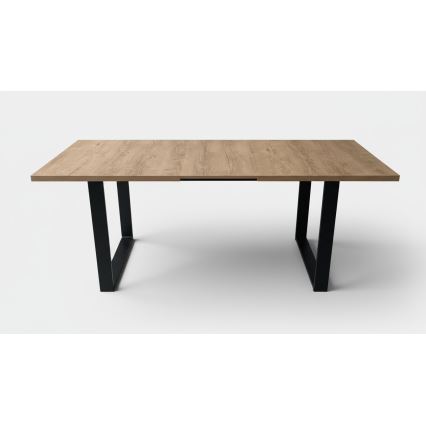 Mesa de jantar extensível COLIN carvalho