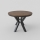 Mesa de jantar extensível CONVI 100/140 x 73 cm carvalho Lefkas/preto