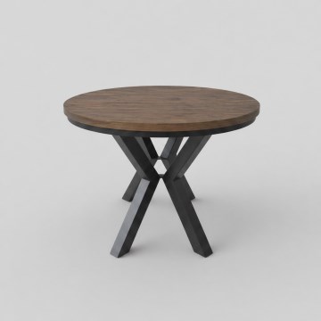 Mesa de jantar extensível CONVI 100/140x77 cm carvalho lefkas/preto