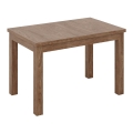 Mesa de jantar extensível DOO 120/160x75 cm, nogueira clara