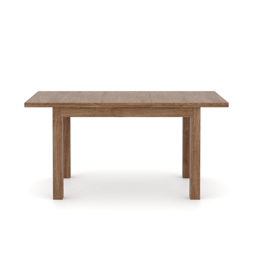Mesa de jantar extensível DOO 120/160x75 cm, nogueira clara