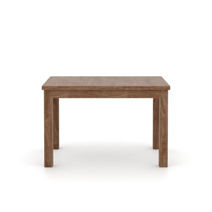 Mesa de jantar extensível DOO 120/160x75 cm, nogueira clara