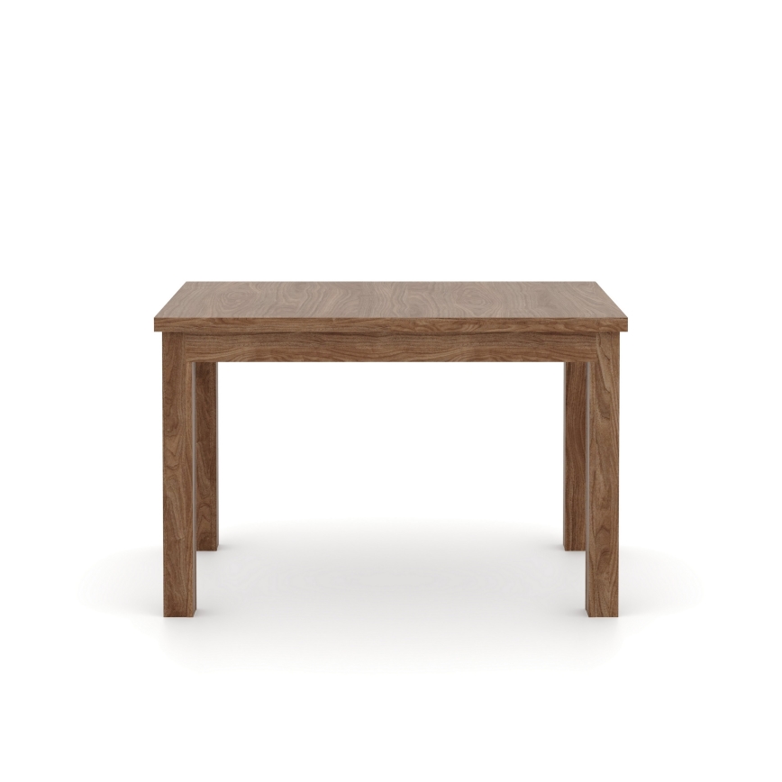 Mesa de jantar extensível DOO 120/160x75 cm, nogueira clara