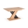Mesa de jantar extensível DROM 130/175x85 cm carvalho Wotan/preto