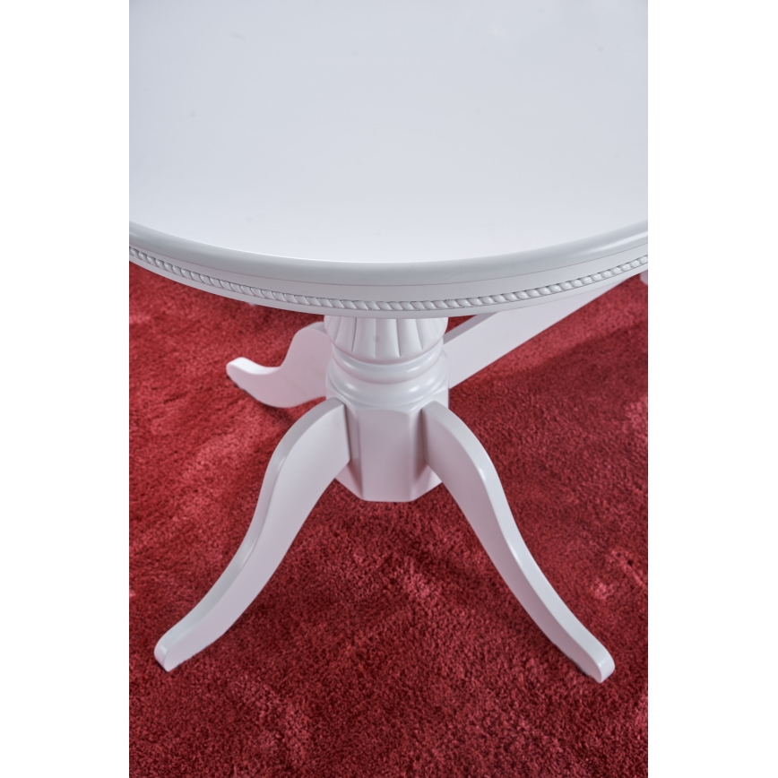 Mesa de jantar extensível FUERTE 150/190x90 cm branca