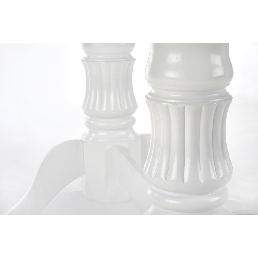 Mesa de jantar extensível FUERTE 150/190x90 cm branca