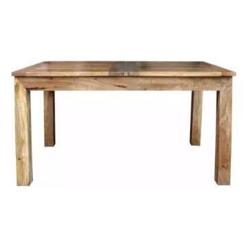 Mesa de jantar extensível HINA 180x90 cm em madeira maciça/mangueira