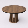 Mesa de jantar extensível NEXUS 100/140 x 77 cm carvalho Lefkas/preto