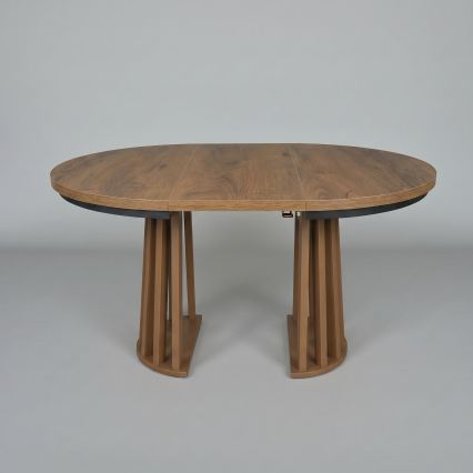 Mesa de jantar extensível NEXUS 100/140 x 77 cm carvalho Lefkas/preto