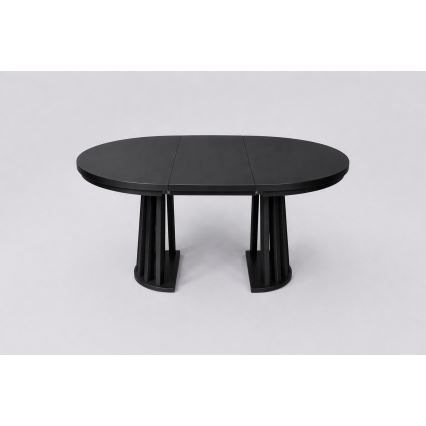 Mesa de jantar extensível NEXUS 100/140 x 77 cm, preta