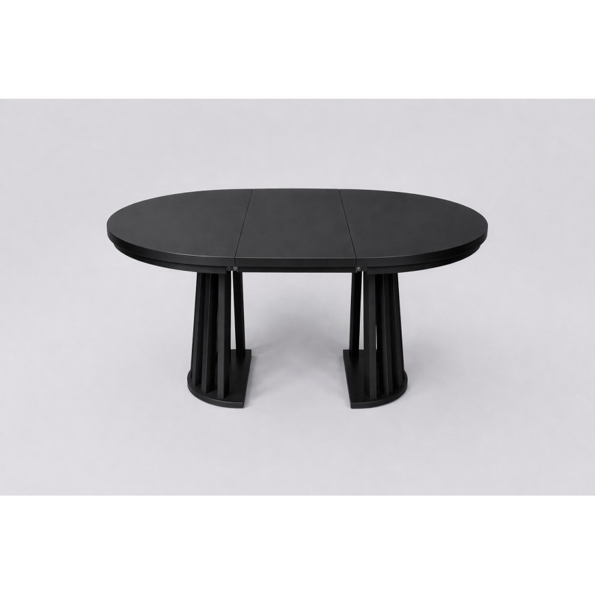 Mesa de jantar extensível NEXUS 100/140 x 77 cm, preta