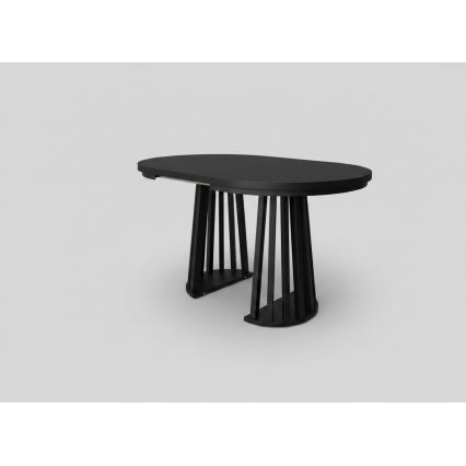 Mesa de jantar extensível NEXUS 100/140 x 77 cm, preta