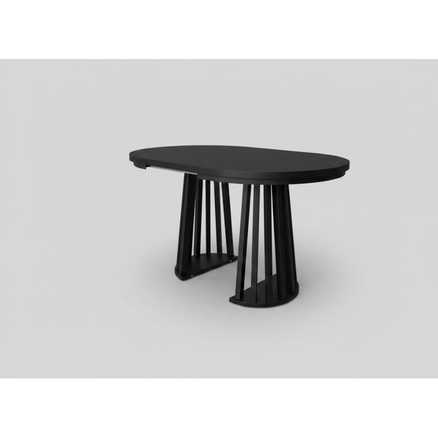 Mesa de jantar extensível NEXUS 100/140 x 77 cm, preta
