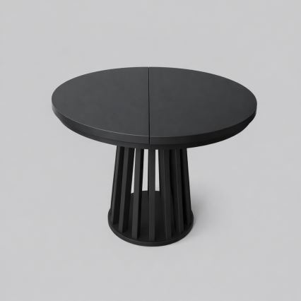 Mesa de jantar extensível NEXUS 100/140 x 77 cm, preta