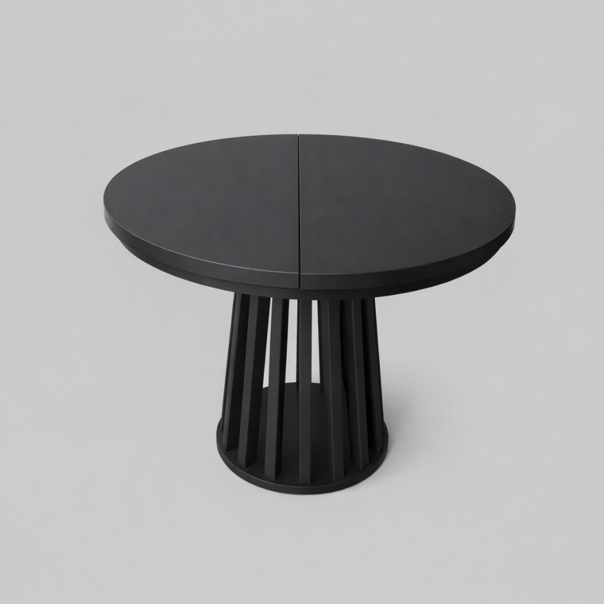 Mesa de jantar extensível NEXUS 100/140 x 77 cm, preta