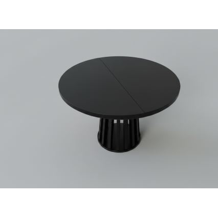 Mesa de jantar extensível NEXUS 100/140 x 77 cm, preta