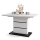 Mesa de jantar extensível PAOLO branco/preto
