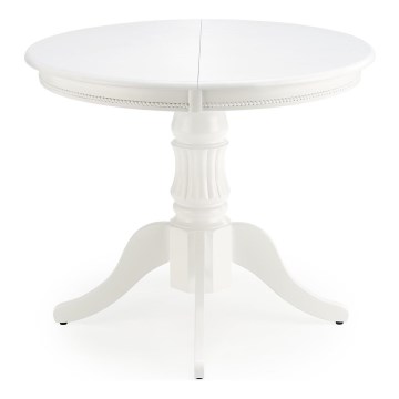 Mesa de jantar extensível WILLIAM branca