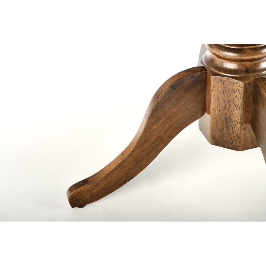 Mesa de jantar extensível WILLIAM em nogueira