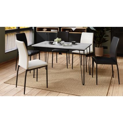 Mesa de jantar HALIJA, betão cinzento
