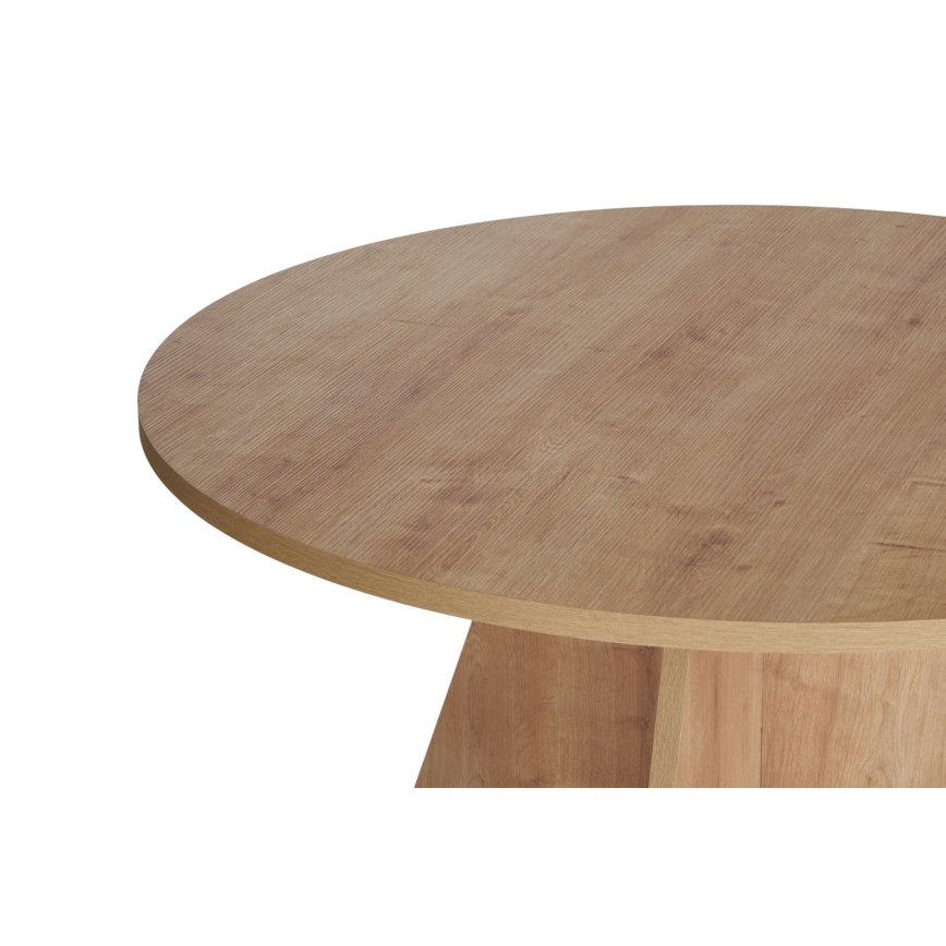Mesa de jantar MATIN, diâmetro 120 cm, carvalho