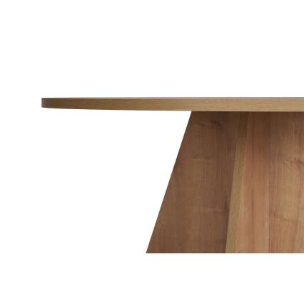 Mesa de jantar MATIN, diâmetro 120 cm, carvalho