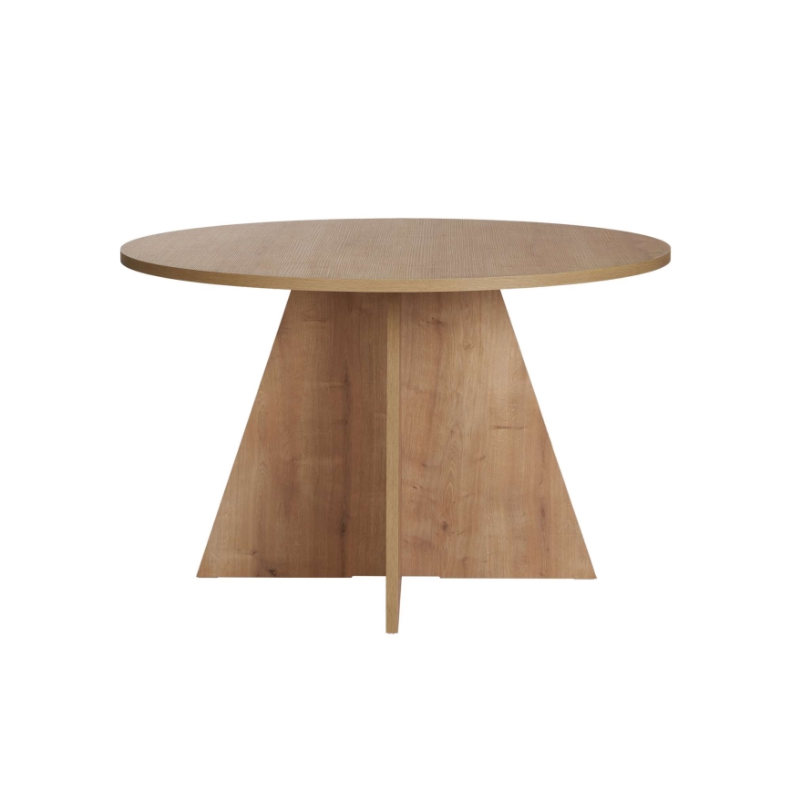 Mesa de jantar MATIN, diâmetro 120 cm, carvalho