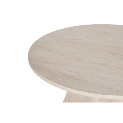 Mesa de jantar MATIN Ø 120 cm bege