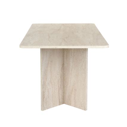 Mesa de jantar NEL 180x90 cm bege