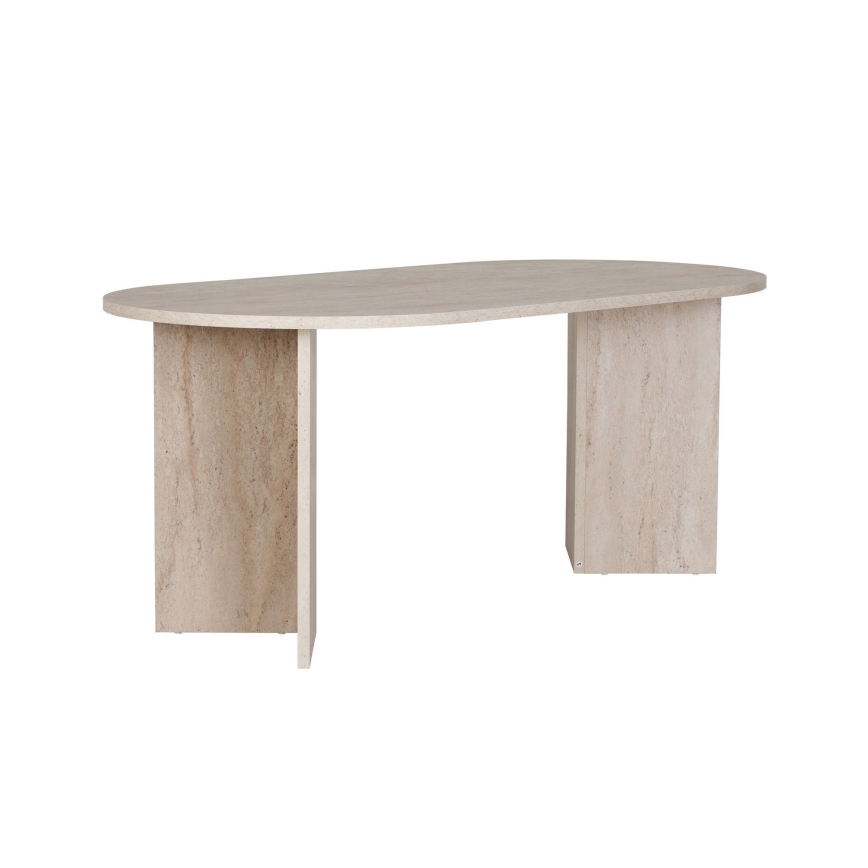 Mesa de jantar NEL 180x90 cm travertino