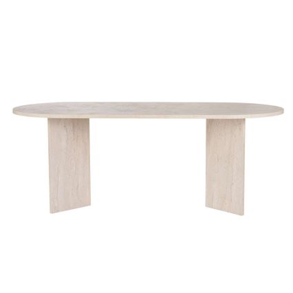 Mesa de jantar NEL 200x90 cm bege