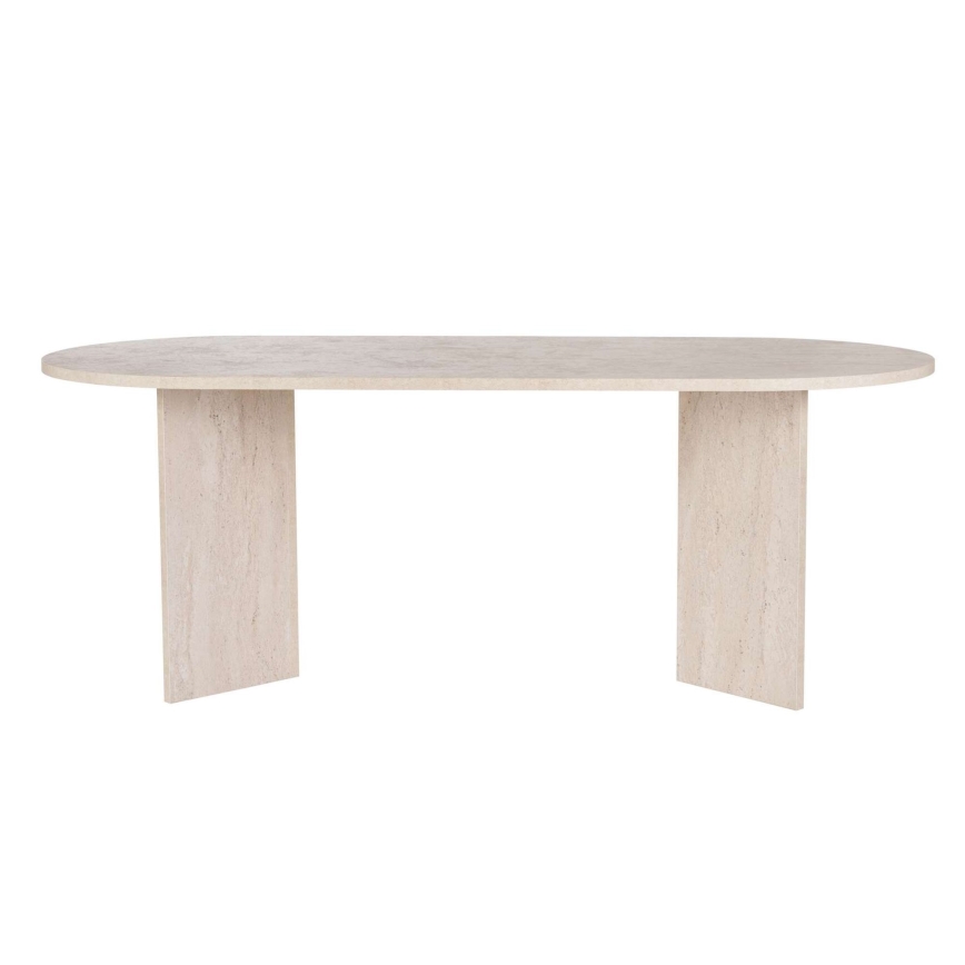 Mesa de jantar NEL 200x90 cm bege