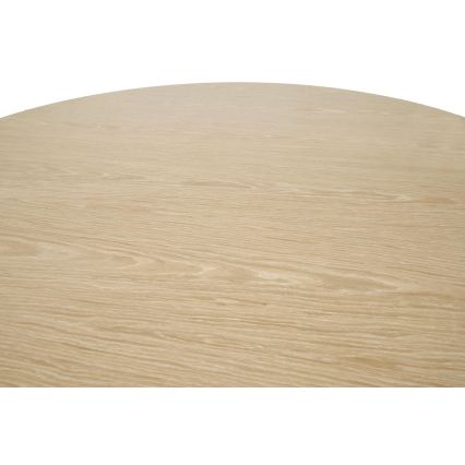 Mesa de jantar NICOLAS Ø 120 cm castanha