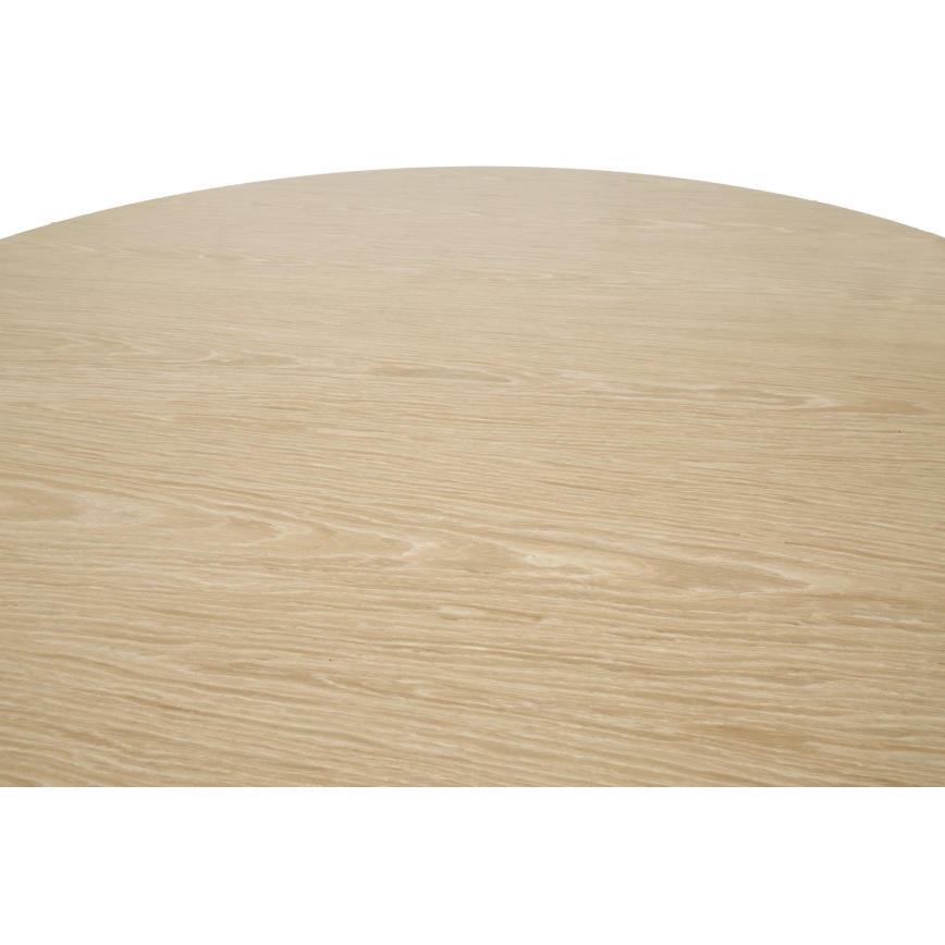 Mesa de jantar NICOLAS Ø 120 cm castanha