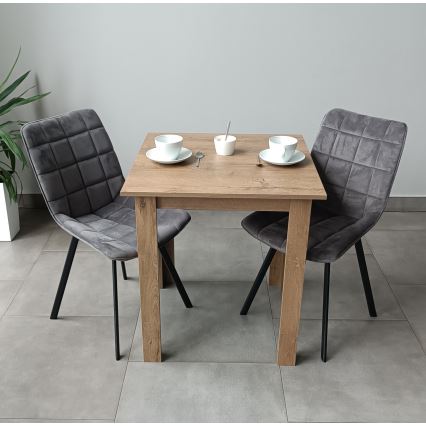 Mesa de jantar quadrado LEVI carvalho