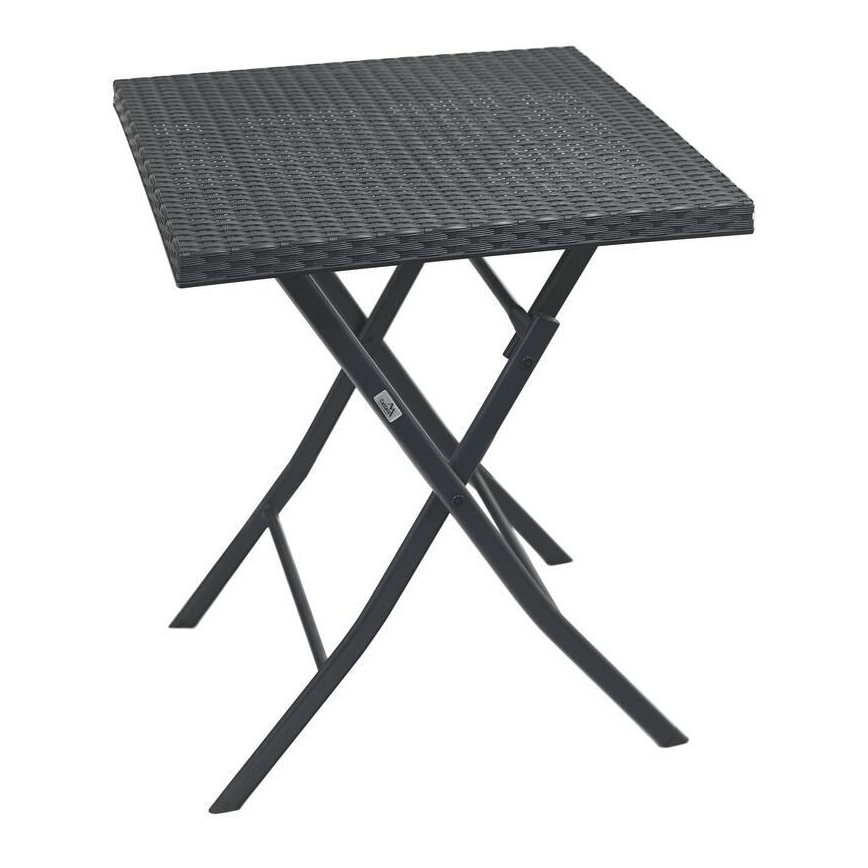 Mesa de jardim + 2 cadeiras cinza