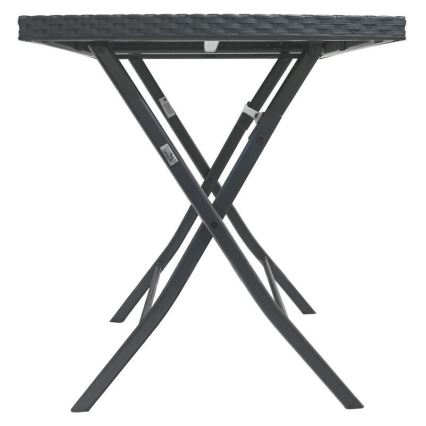 Mesa de jardim + 2 cadeiras cinza