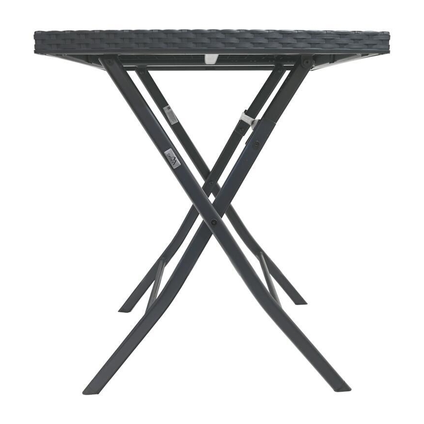 Mesa de jardim + 2 cadeiras cinza