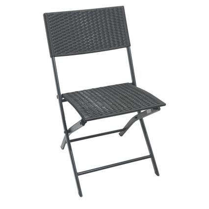Mesa de jardim + 2 cadeiras cinza