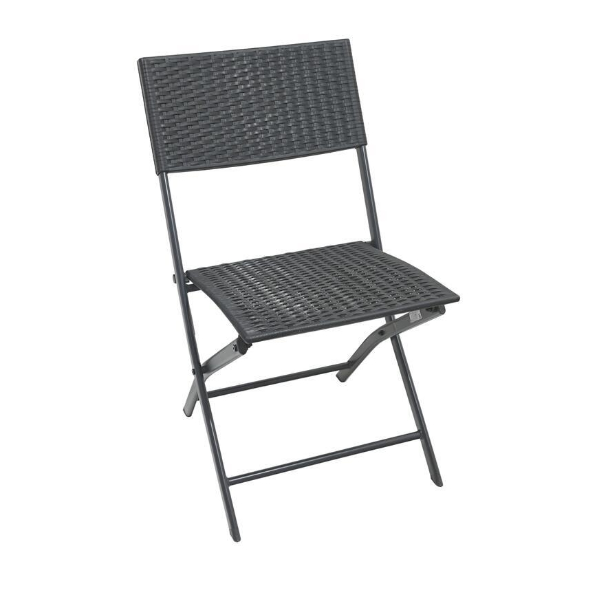 Mesa de jardim + 2 cadeiras cinza
