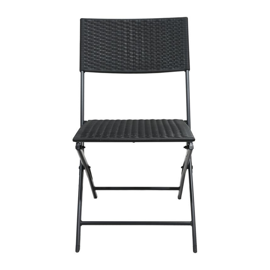 Mesa de jardim + 2 cadeiras cinza