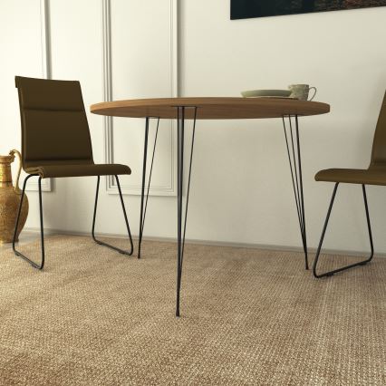 Mesa de refeição SANDALF 75x90 cm castanho